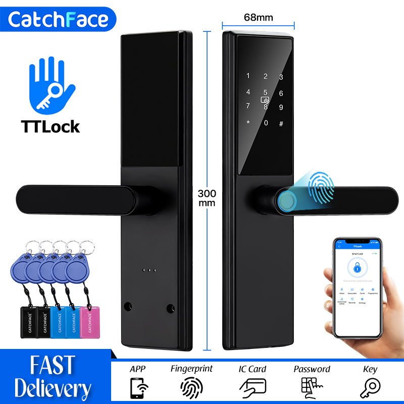 Smart Home Technology - Bluetooth Fingerprint Door Lock TTLock App