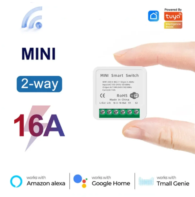 Smart Home Simple - Mini 16A WiFi Switch Smart Life