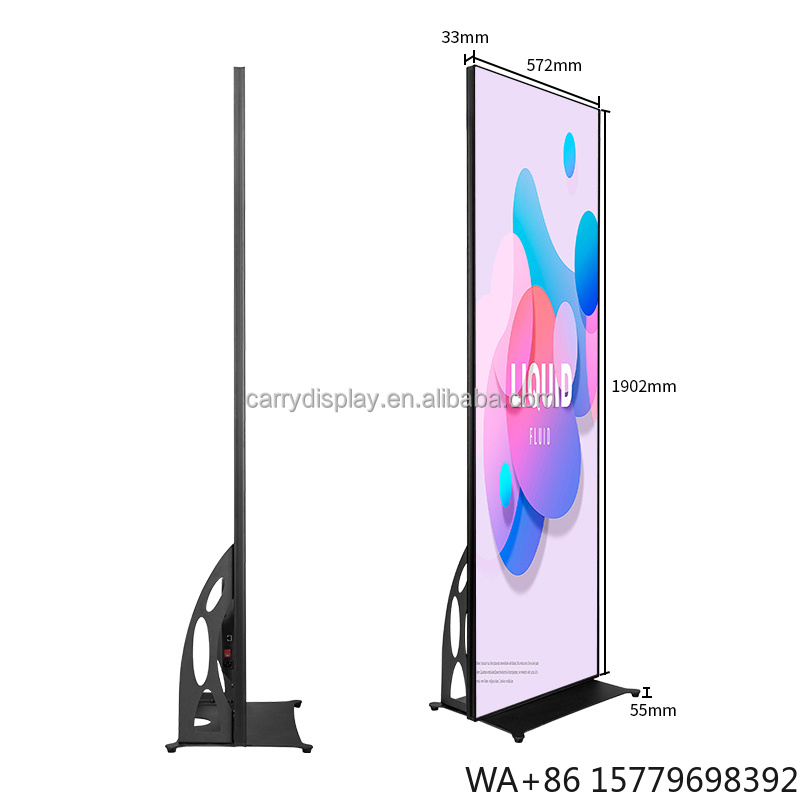 Smart Home Poster - Outdoor Movable LED Digital Poster with