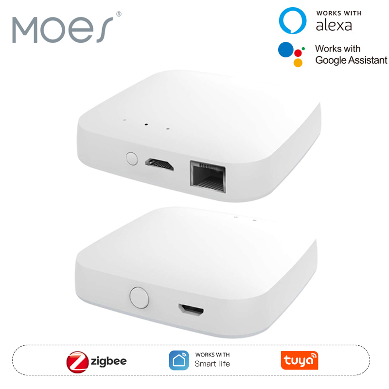 Smart Home Website - MOES Tuya ZigBee3.0 Smart Hub, Wireless/Wired