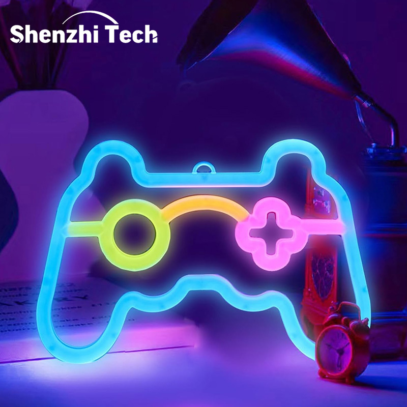 Smart Home Poster - LED Game Controller Neon Sign Shatterproof