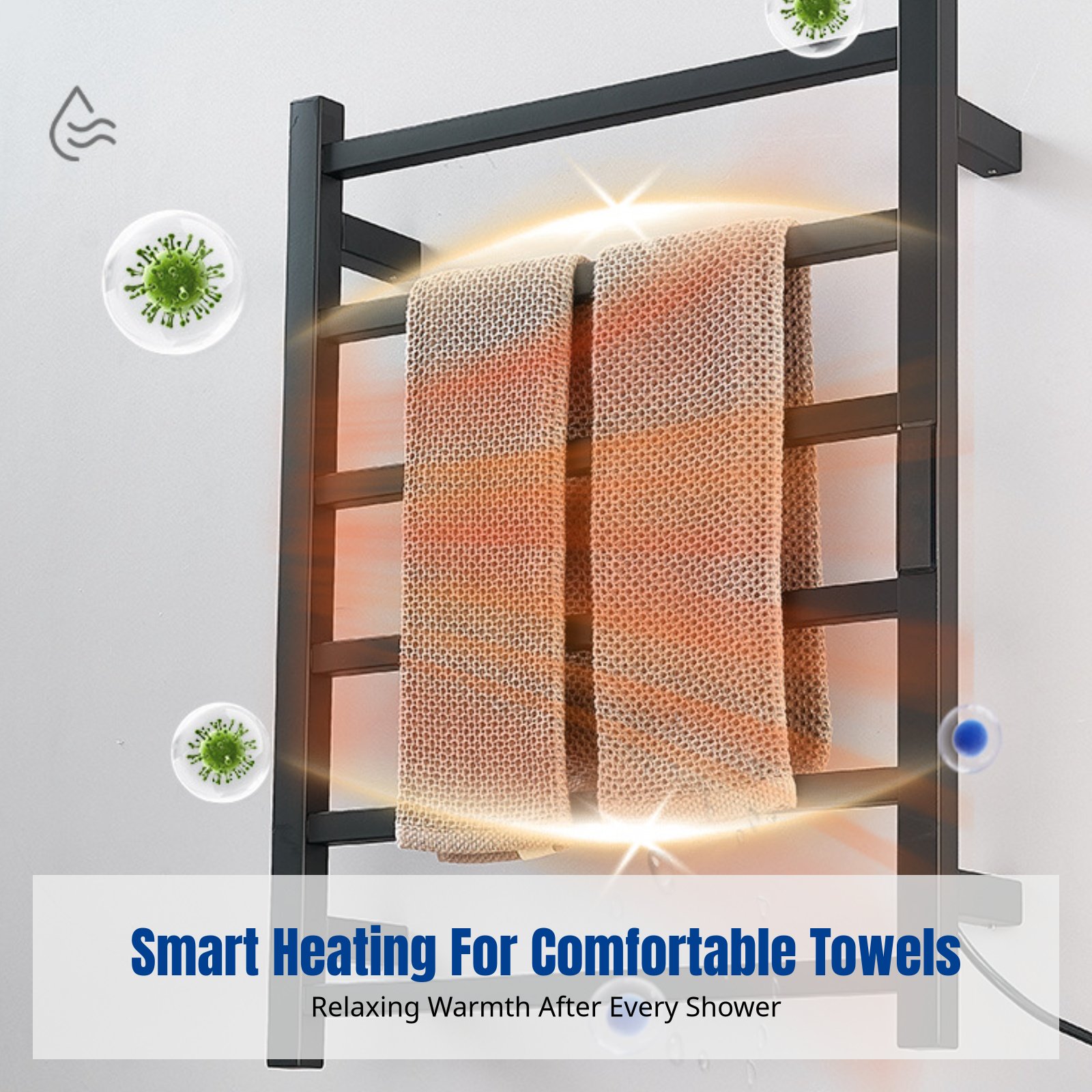 Smart Home In Us - Smart Electric Towel Rack, Heated Towel