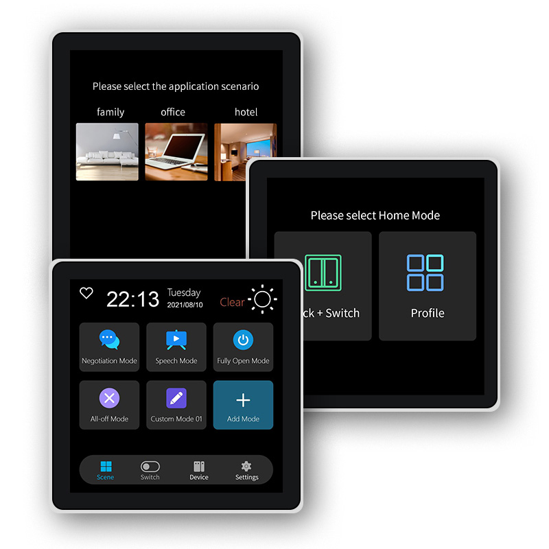 Smart Home Panel - FUERS 4 Inch Touch Screen Multi-functional