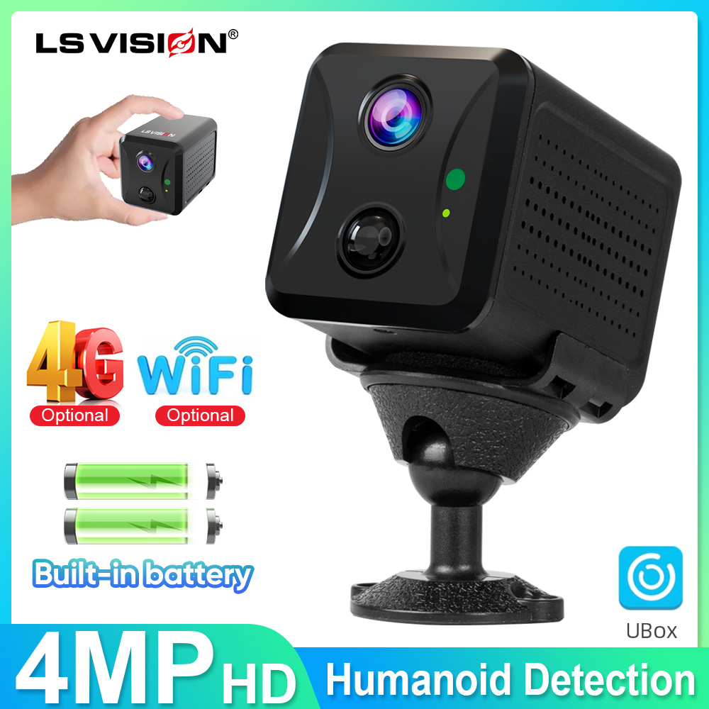 Smart Home Battery Camera Ezviz - LS VISION Mini Camera 4g Sim
