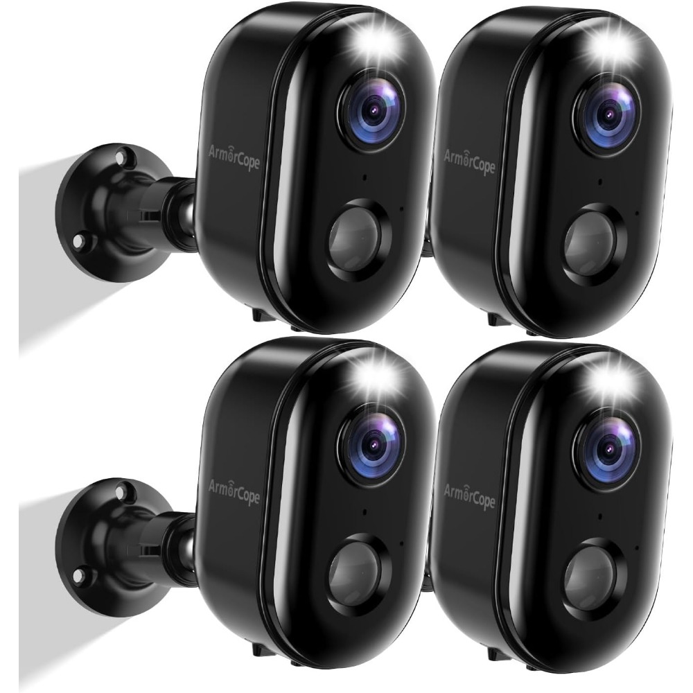 Smart Home Usb - Outdoor Security Cameras, 2K Night Vision,