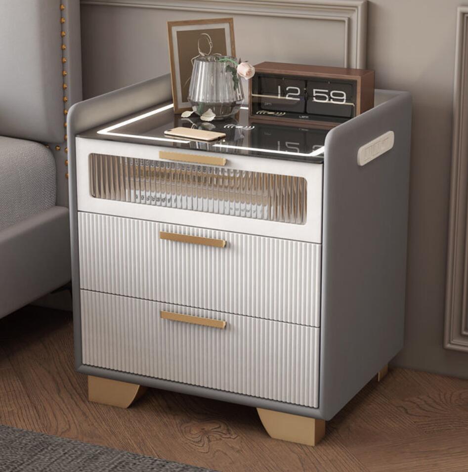 Smart Home Panel - Modern Lightweight Wooden Rock Panel Bedside