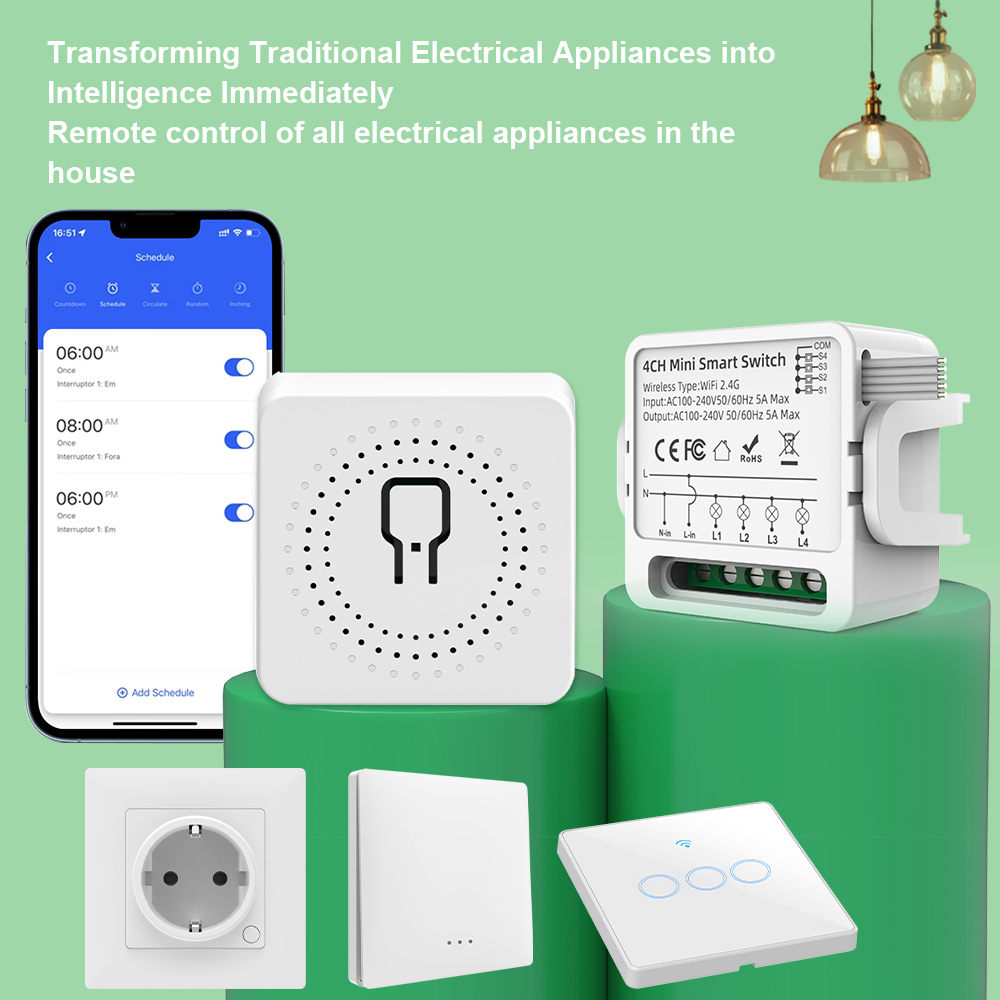 Tuya WiFi Smart Switch 1/2/3/4 - Smart Home Simple review and price