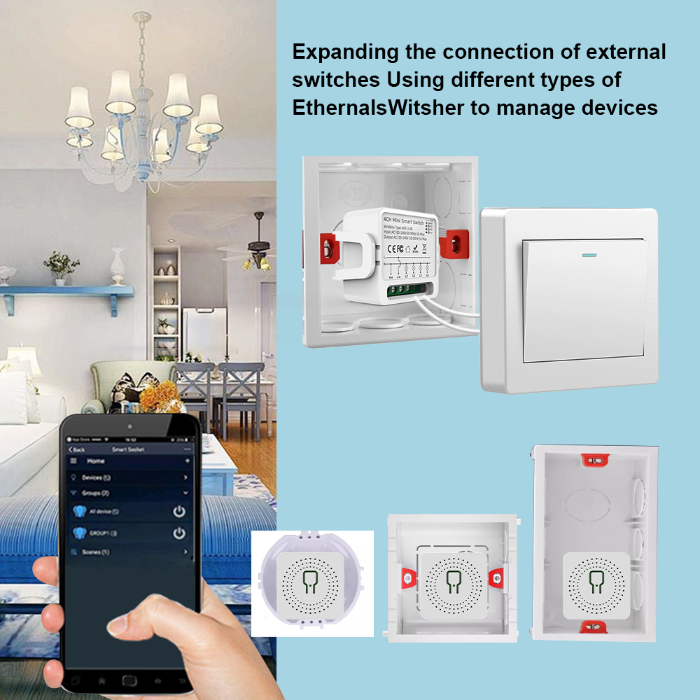 Tuya WiFi Smart Switch 1/2/3/4 - Smart Home Simple review and price