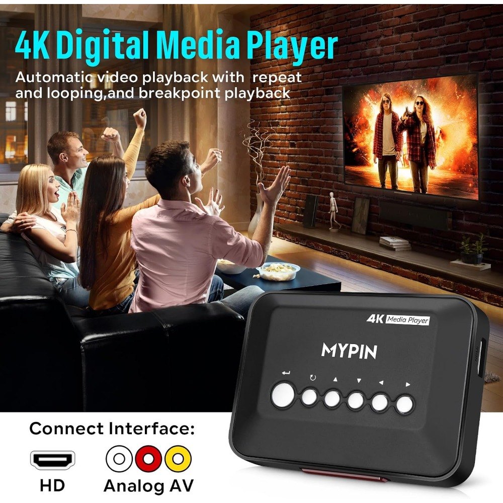 4K 30Hz HDMI Media Player Supp - Smart Home Usb review and price