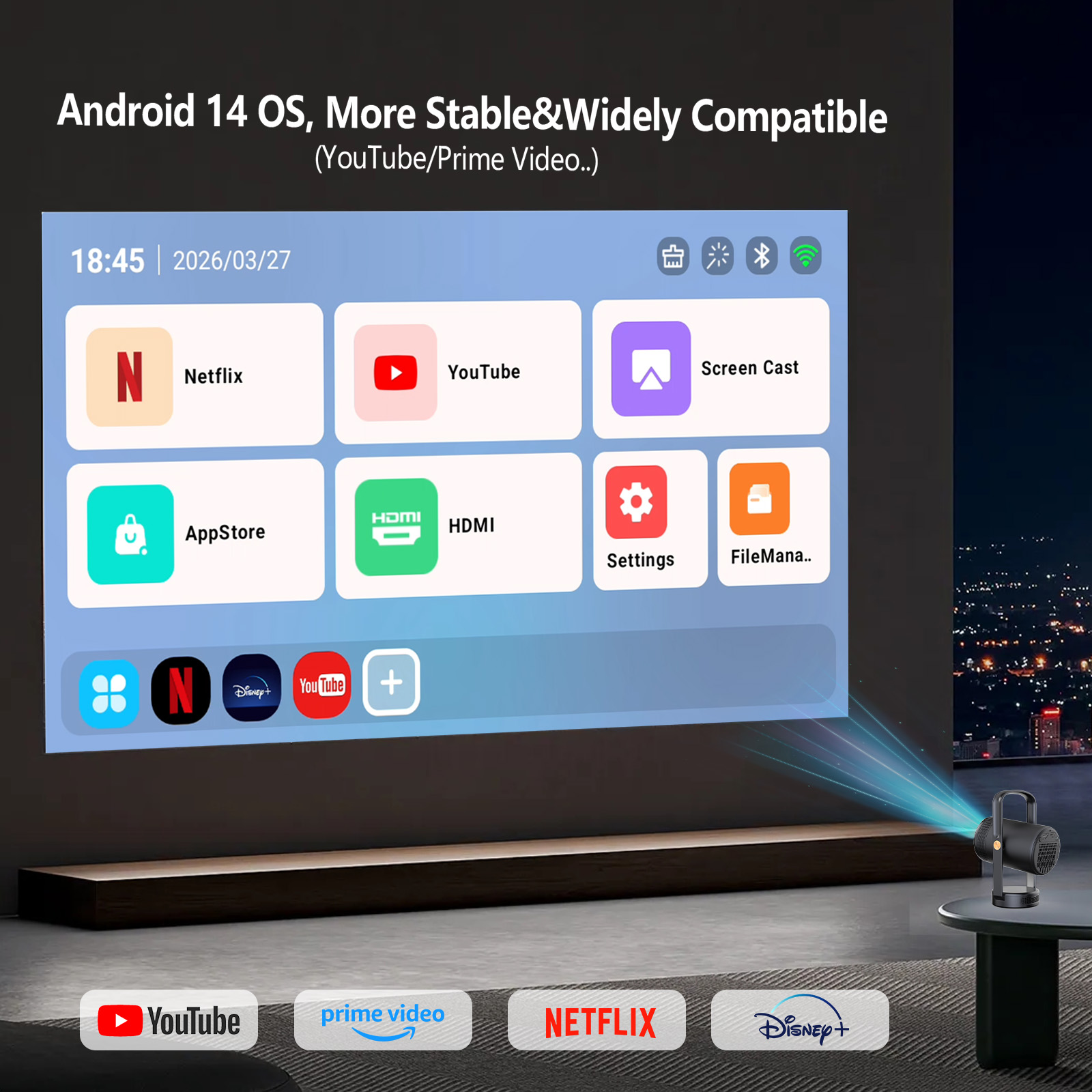 2026 New Smart Portable Projec - Smart Home X10 review and price