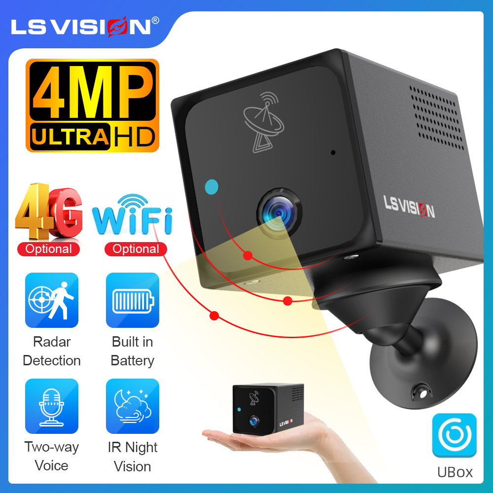 LS VISION 4MP 4G Mini Camera W - Smart Home Battery Camera Ezviz review and price