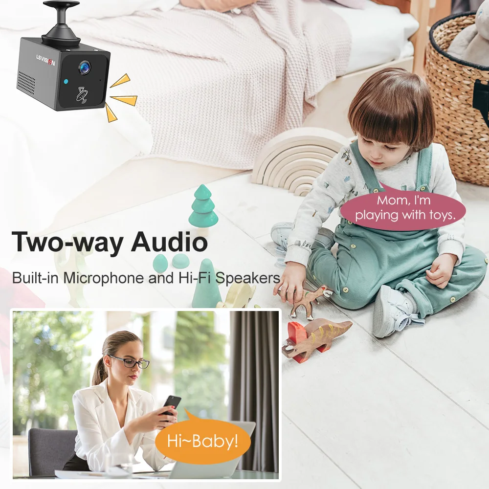 LS VISION 4MP 4G Mini Camera W - Smart Home Battery Camera Ezviz review and price