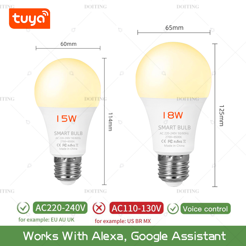 Smart Life Tuya WiFi E27 Bulb  - Smart Home Yellow review and price