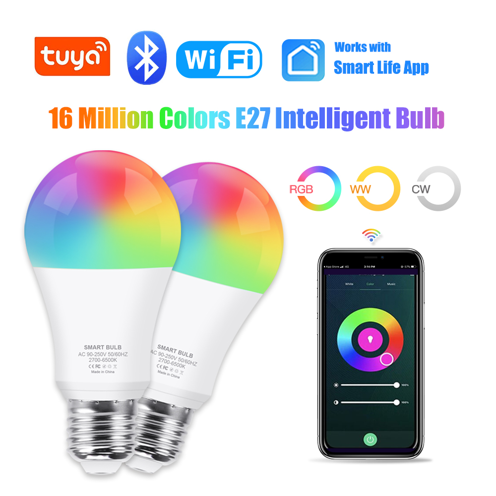 Tuya Wifi/Bluetooth Smart Bulb - Smart Home Yellow review and price