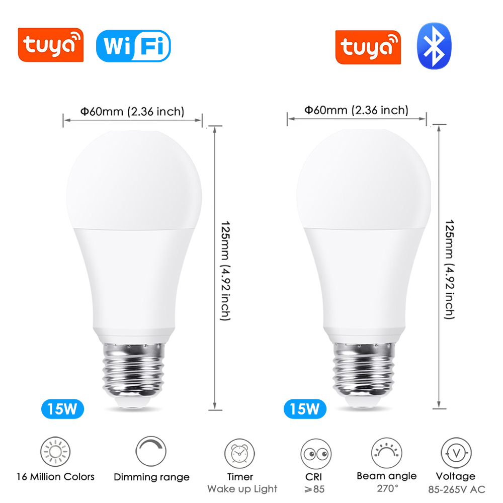 Tuya Wifi/Bluetooth Smart Bulb - Smart Home Yellow review and price