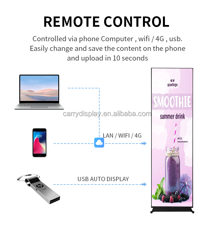 Outdoor Movable LED Digital Po - Smart Home Poster review and price