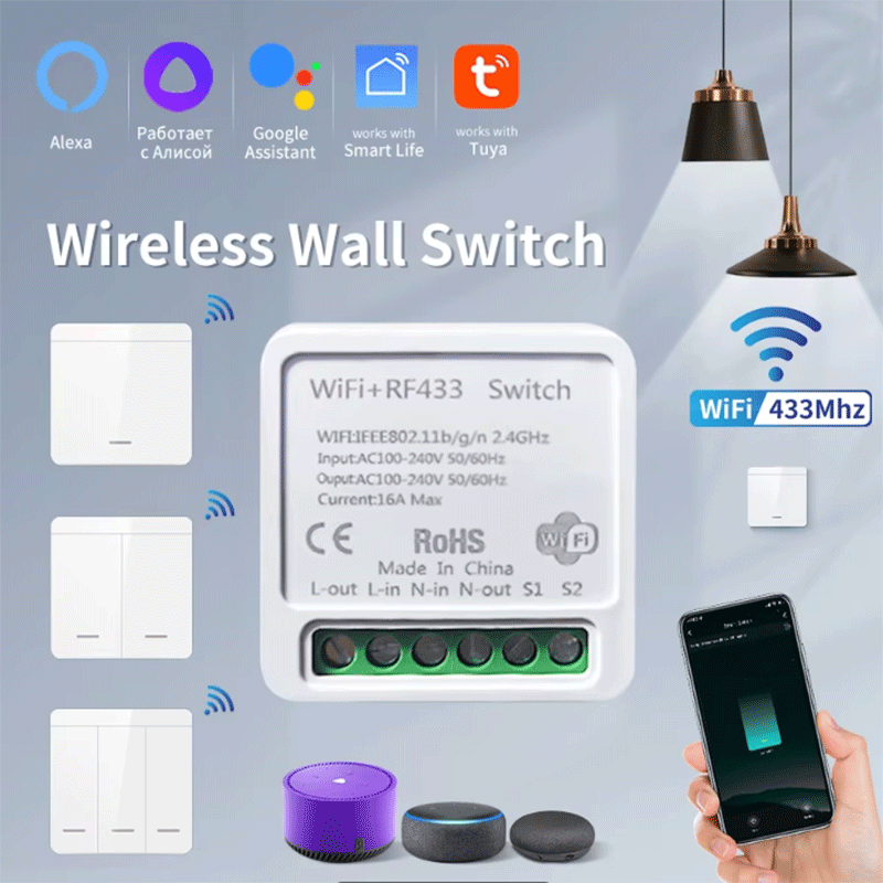 Tuya WiFi Smart Light Switch S - Smart Home Button review and price