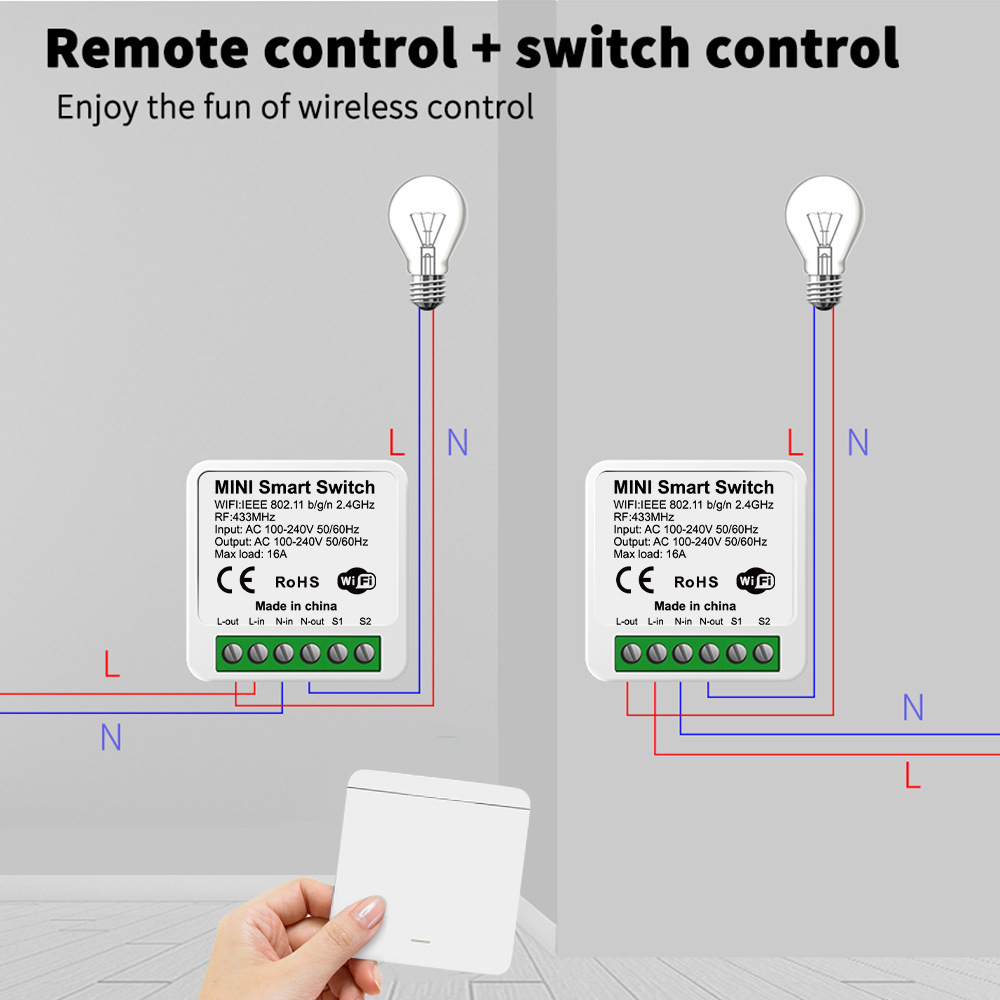 Tuya WiFi Smart Light Switch S - Smart Home Button review and price