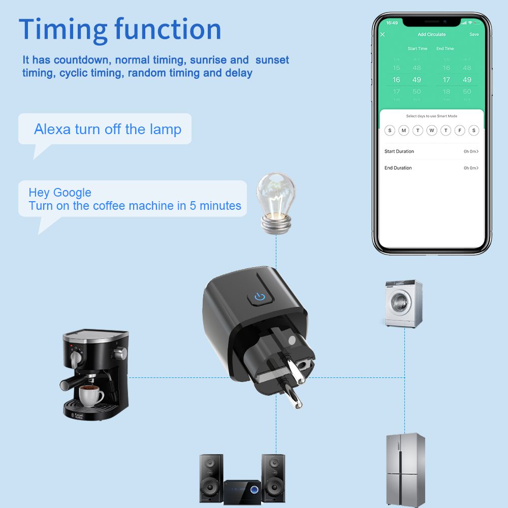 Tuya Smart Socket WiFi Remote  - Smart Home Technology review and price
