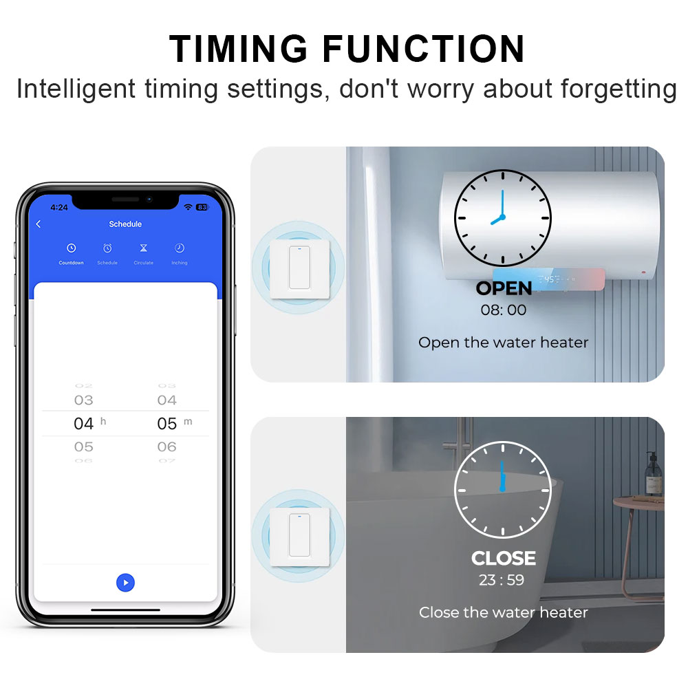 Smart Water Heater Switch/WiFi - Smart Home Button review and price