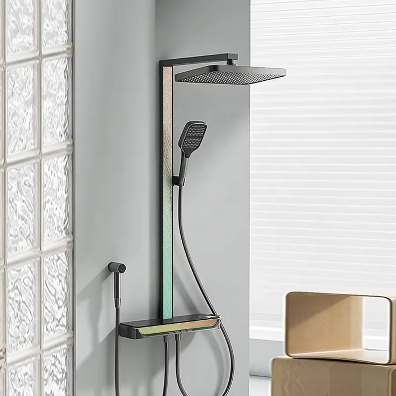 Brass Digital Waterfall Shower - Smart Home In Us review and price