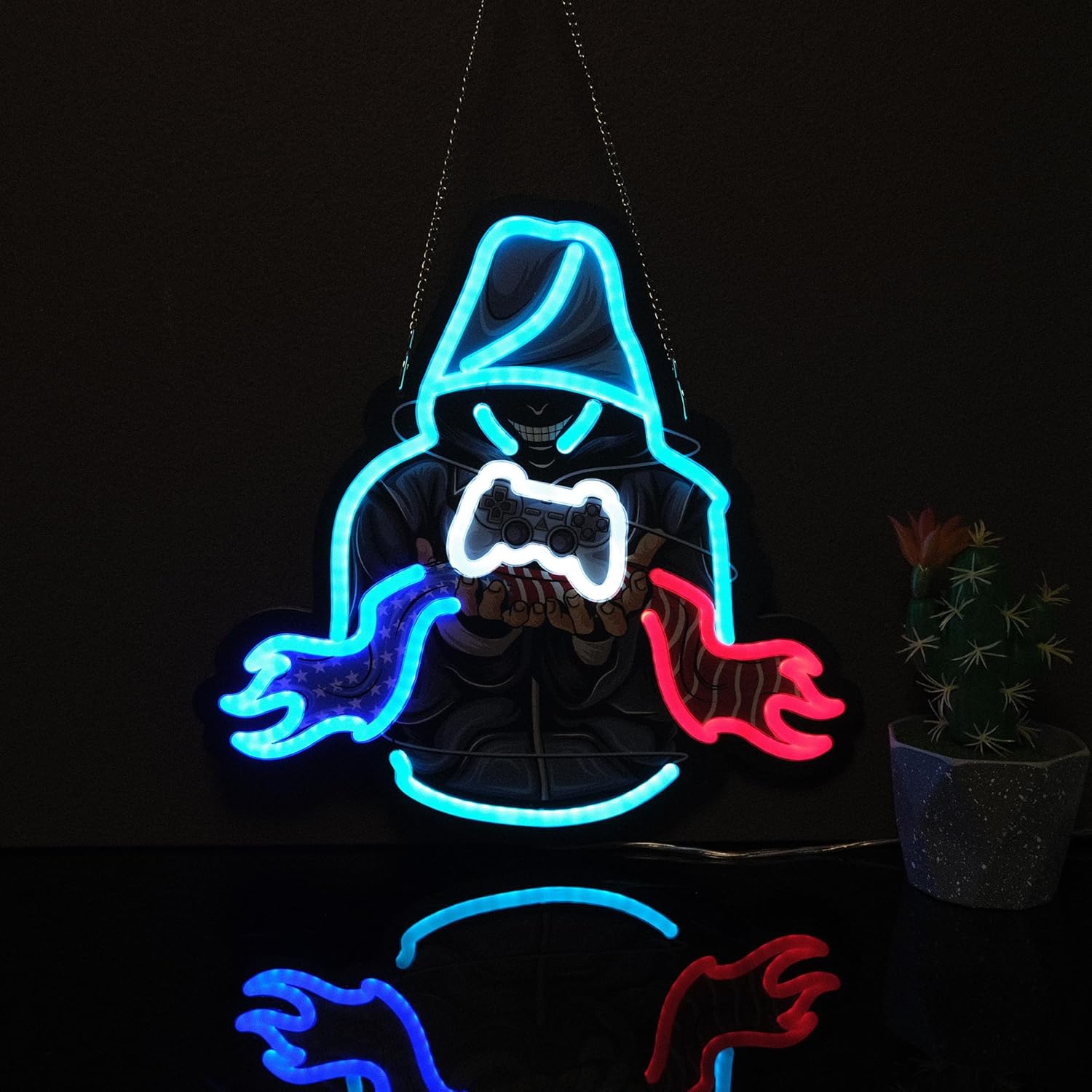 game controller neon sign game - Smart Home Poster review and price