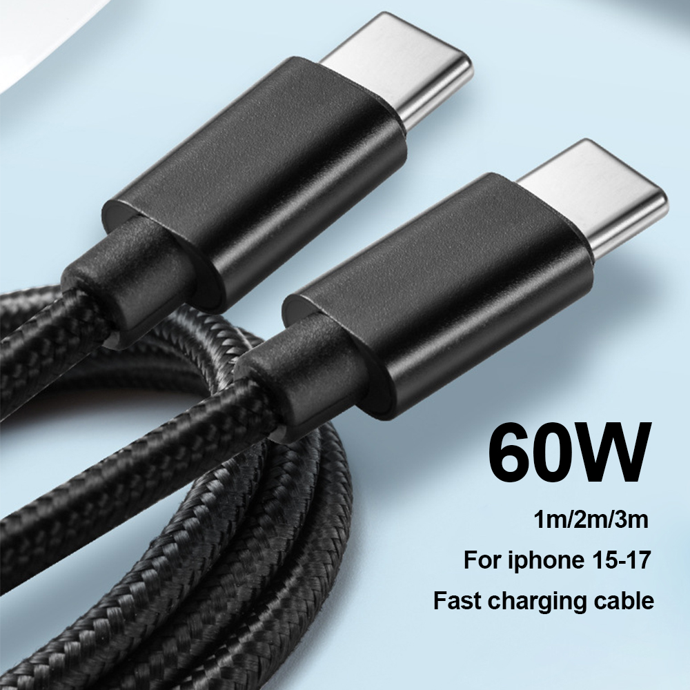 60W Braided USB C Cable 1M 2M  - Smart Home Samsung review and price