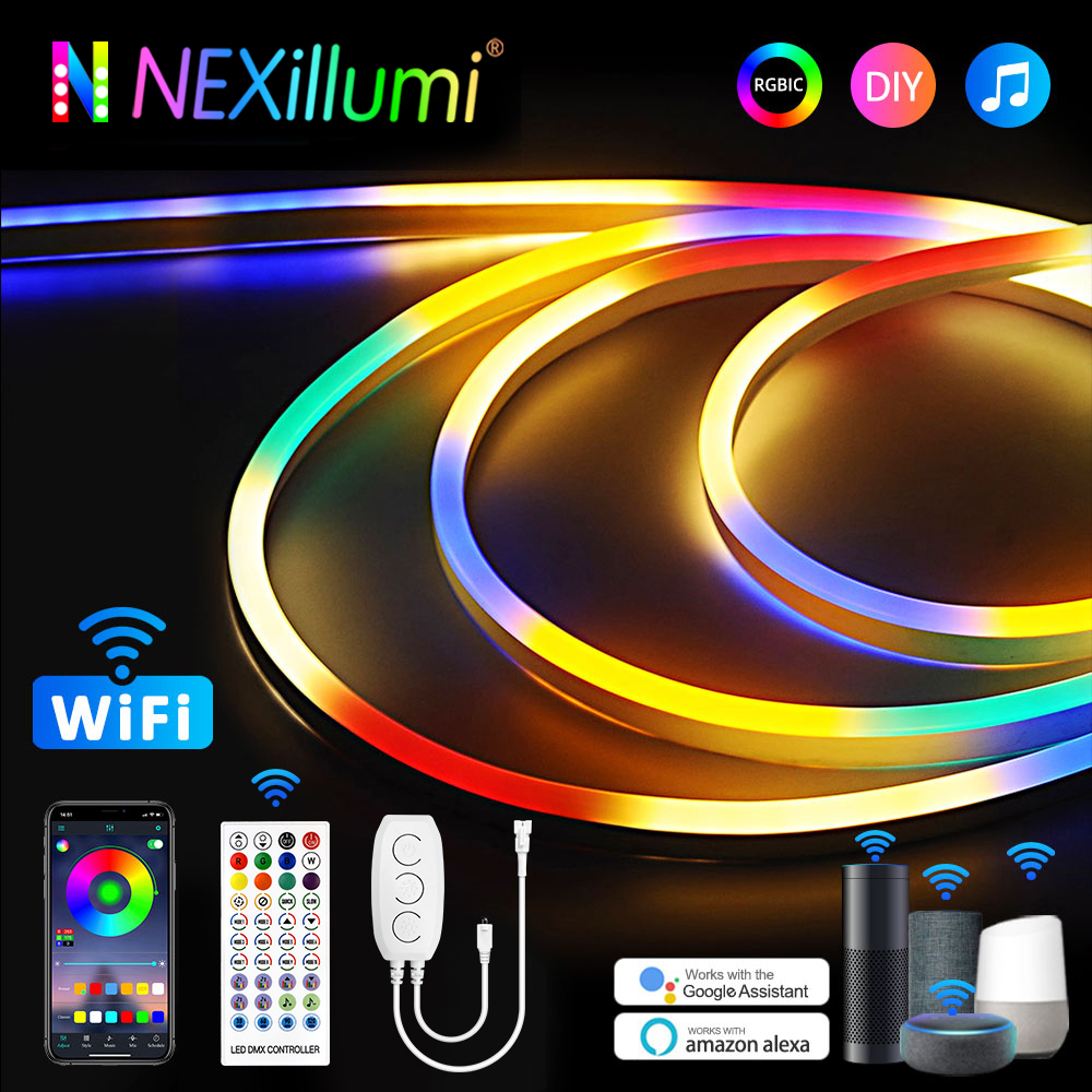 TUYA WiFi Neon RGBIC LED Addre - Smart Home Yellow review and price