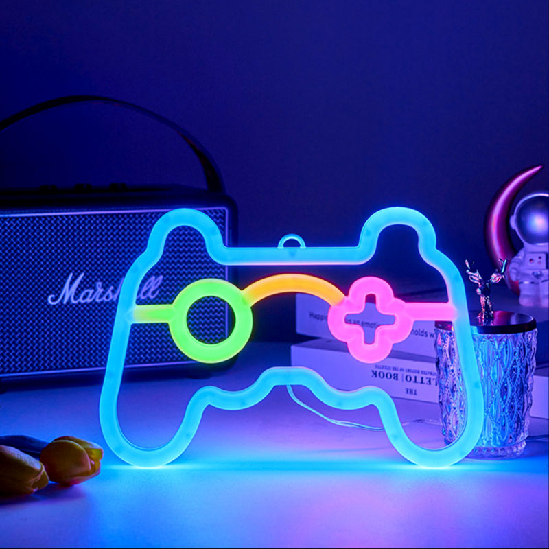 Gamer Neon Sign Lights,Gamer C - Smart Home Poster review and price