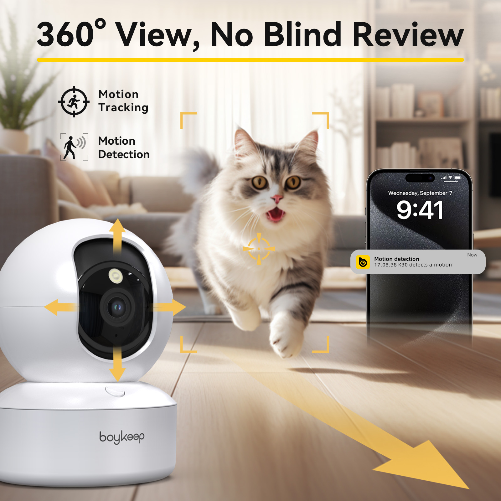 BoyKeep Smart Camera 2K Securi - Smart Home Battery Camera Ezviz review and price