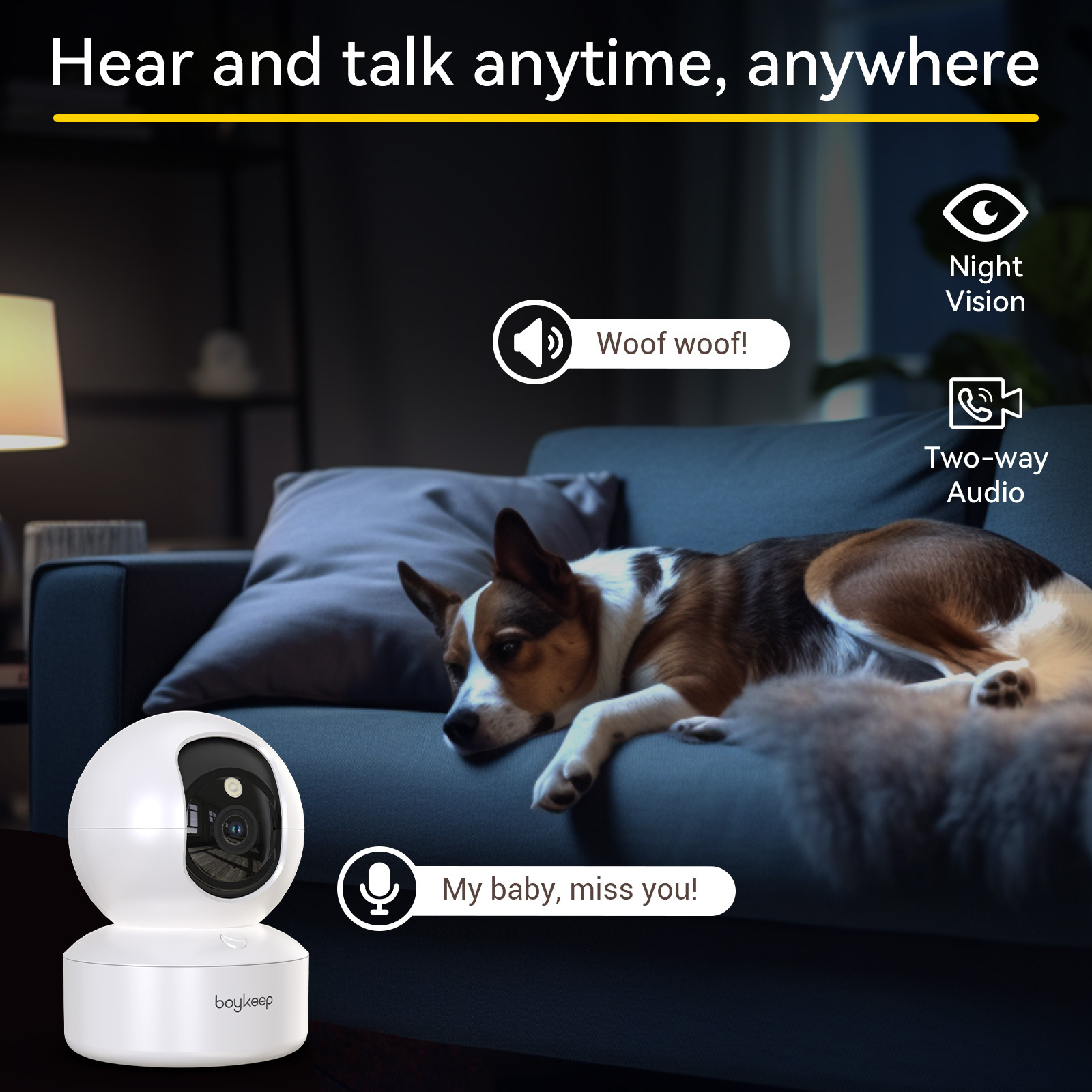 BoyKeep Smart Camera 2K Securi - Smart Home Battery Camera Ezviz review and price