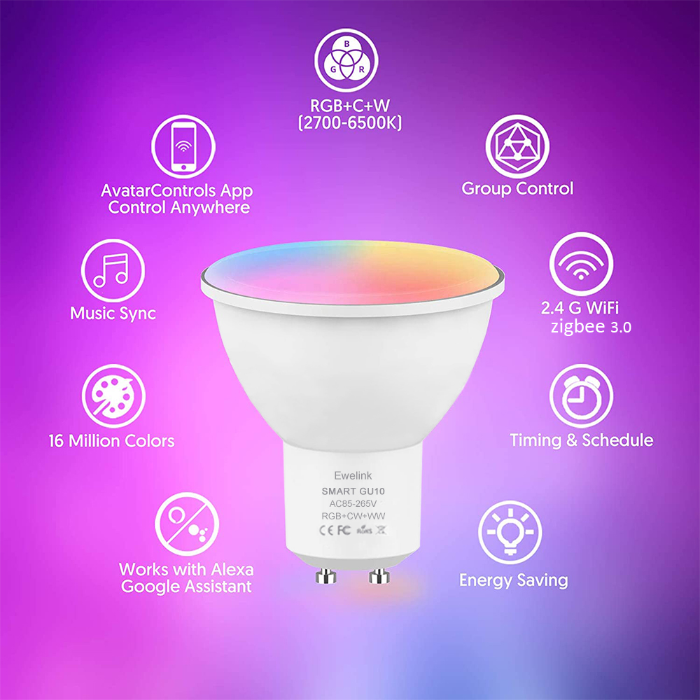 Smart ZigBee GU10 WiFi Smart L - Smart Home Yellow review and price