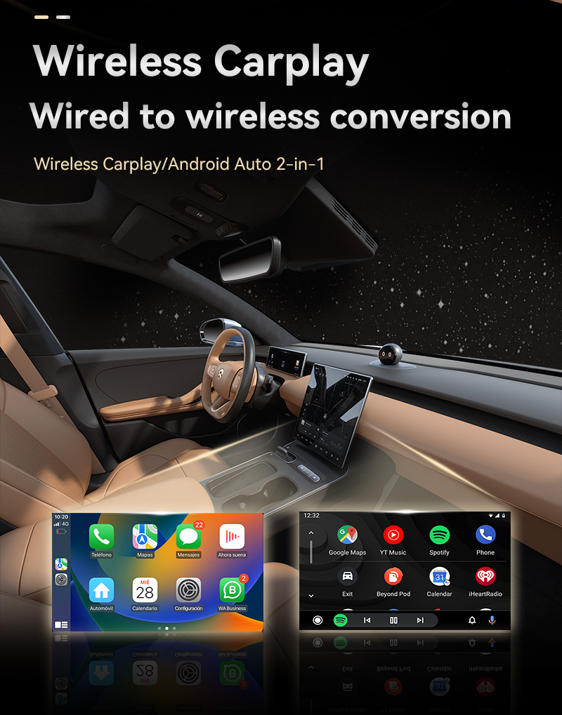 2in1 Wireless CarPlay Dongle S - Smart Home Usb review and price