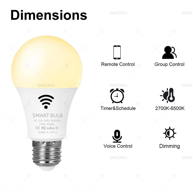 Smart Life Tuya WiFi E27 Bulb  - Smart Home Yellow review and price