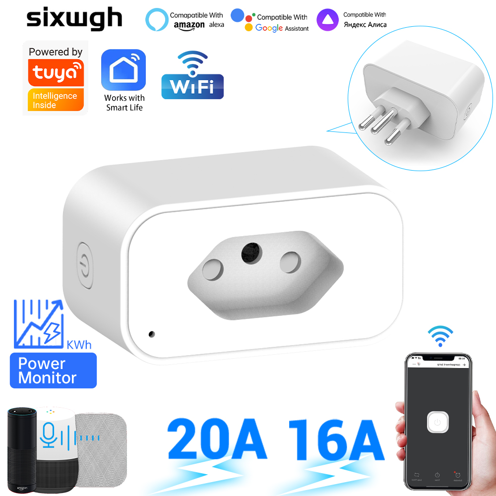 Tuya WiFi Smart Socket Brazil  - Smart Home Technology review and price