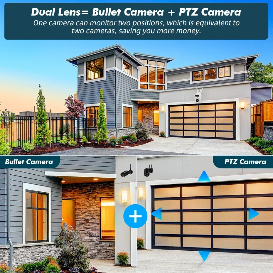 KERUI Outdoor 10MP 5K HD Dual  - Smart Home Battery Camera Ezviz review and price