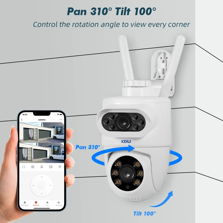 KERUI Outdoor 10MP 5K HD Dual  - Smart Home Battery Camera Ezviz review and price