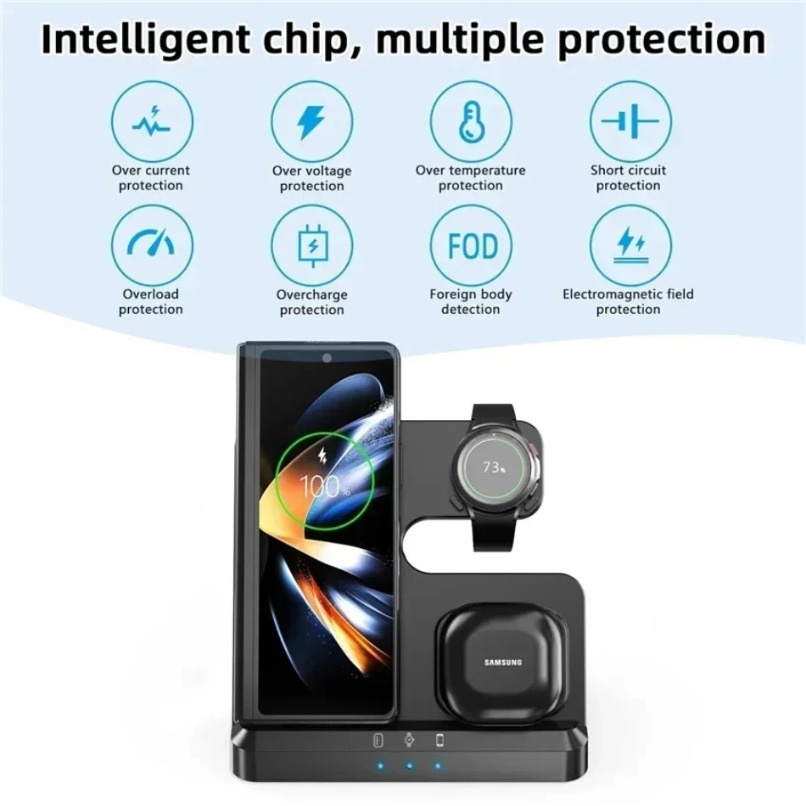 3 in 1 Wireless Charger Statio - Smart Home Samsung review and price