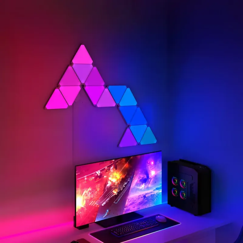 Banqcn Triangle LED Gaming Set - Smart Home Panel review and price