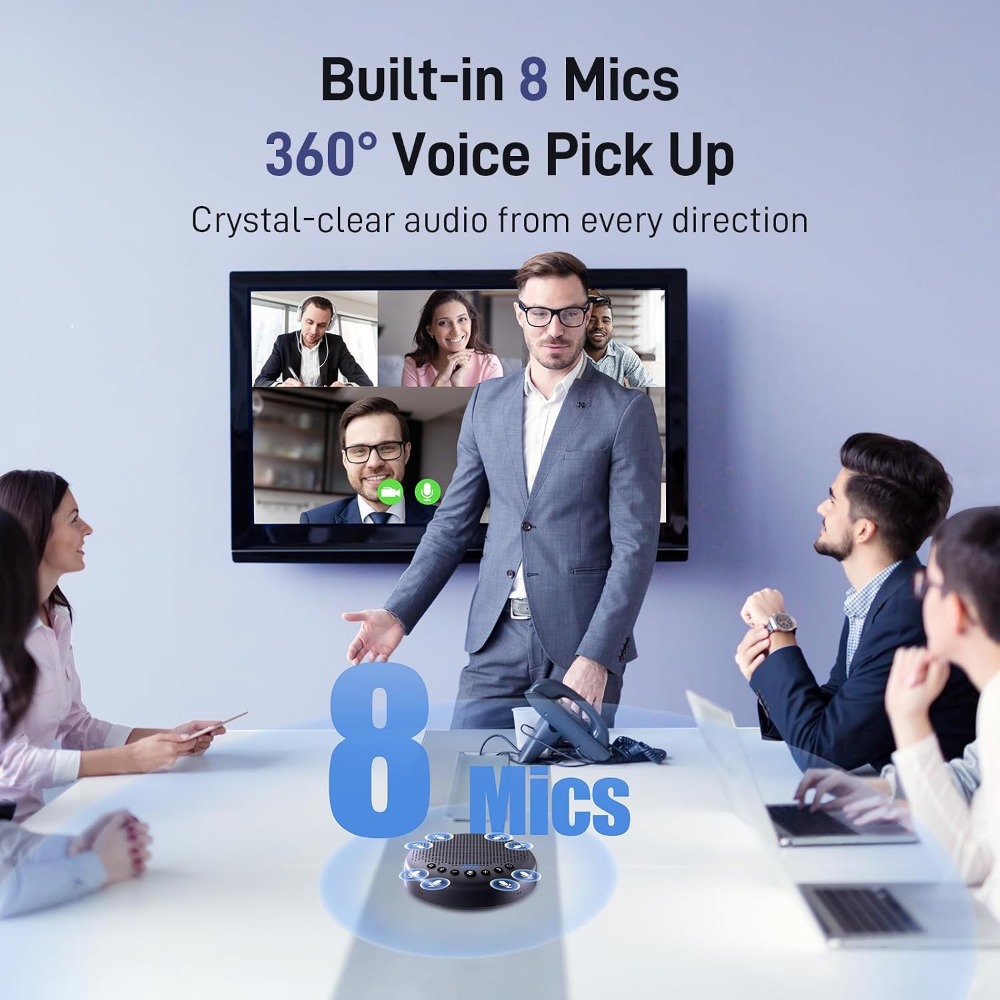 Conference Speaker with 8 Micr - Smart Home Usb review and price
