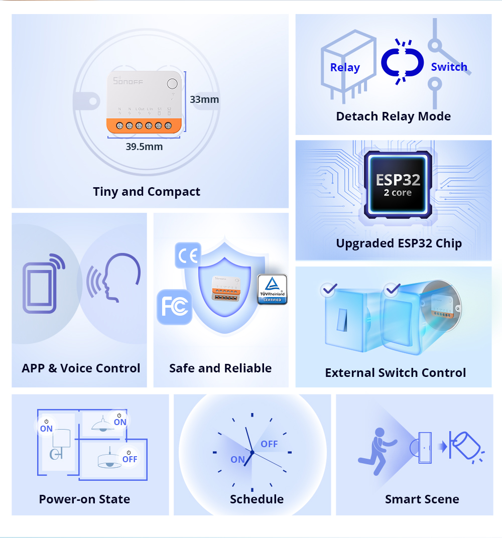 Sonoff Mini R4 Extreme Wifi Sm - Smart Home Simple review and price